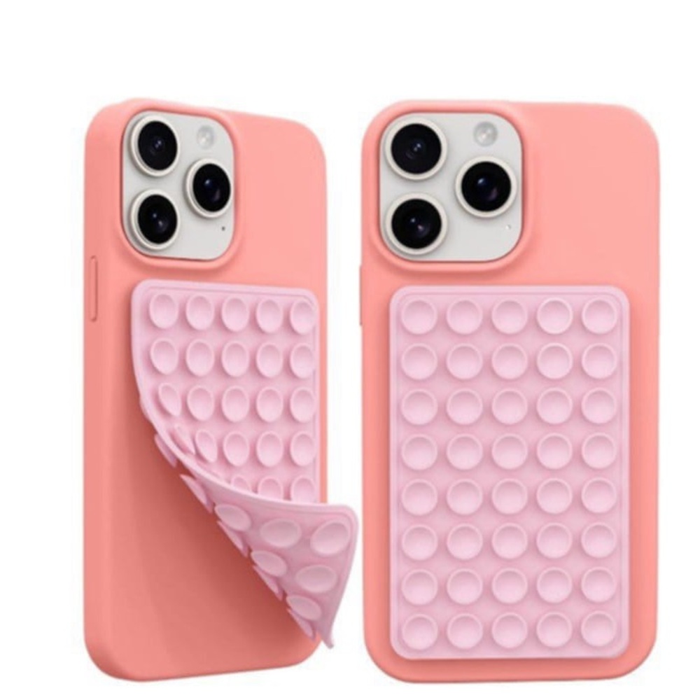 Silicone octo cup bud sticky grip holder for cellphones